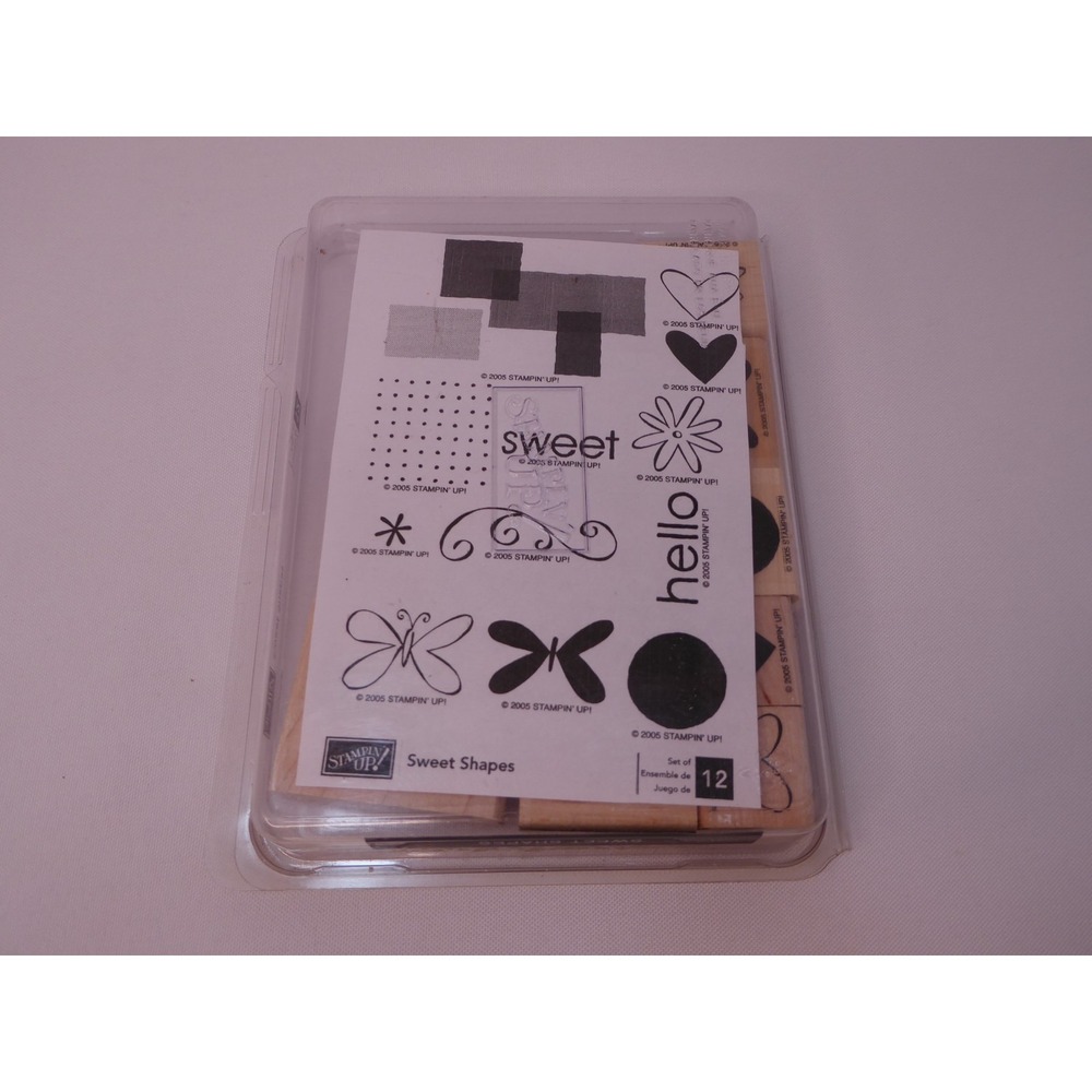 Stampin Up! Sweet Shapes Set of 12 Stamps